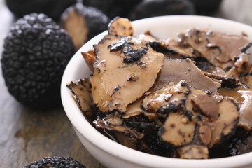 fresh black truffle