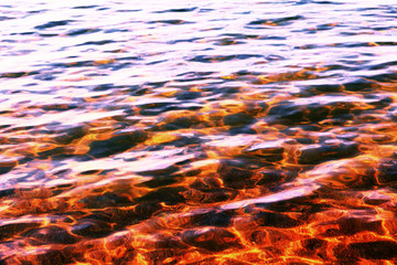 clear water. Sea, lake, sun, beach, vacation Background for inserting images and text. Tourism,...