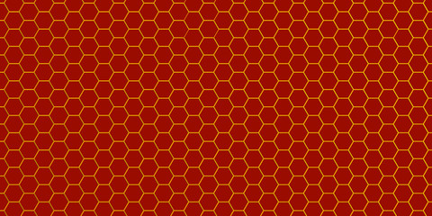 Abstract hexagonal background. Vector illustration.