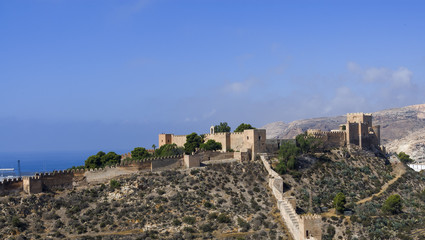 Fototapeta na wymiar Alcazaba de Almería