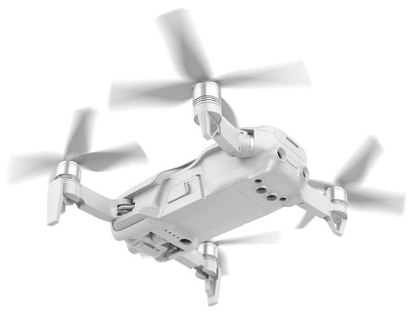 Drone Quadcopter Isolated