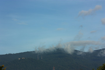 blue sky and cloud