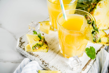Pineapple juice or cocktail