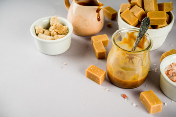 Various salted caramel