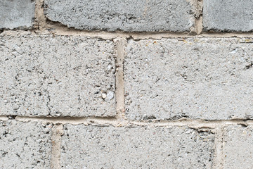 Wall of concrete blocks texture