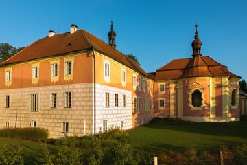 Buildings of castle Mitrowicz.