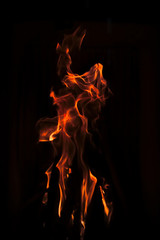 Fototapeta premium Fire Flamenco Dancer