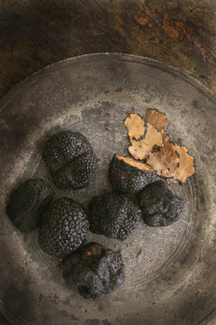 fresh black truffle