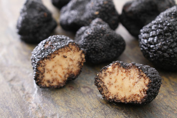 fresh black truffle