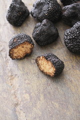 fresh black truffle