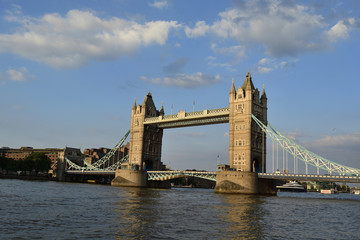 Fototapeta na wymiar London Tower Bridge River on Thames river