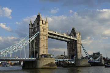 London Tower Bridge River on Thames river