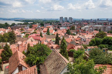 Fototapeta na wymiar Panoramic view on Yemun Belgrade Serbia