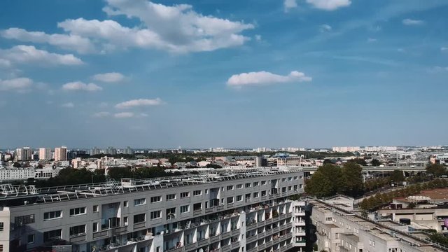 Aerial view - Famous place- cite de la science- parc de la Vilette
