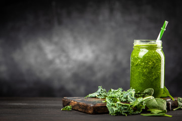 Spinach and kale smoothie