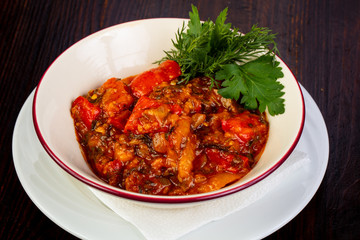 Georgian cuisine - ajapsandali