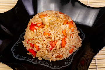 Delicious tyahan with vegetables