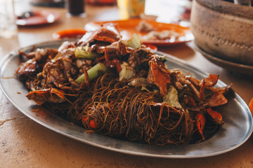 Seafood noodles in malaysia