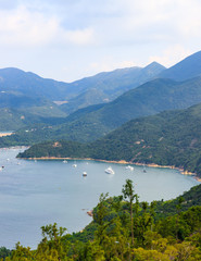 The View On Top Of Dragon's Back Hike In Hong Kong