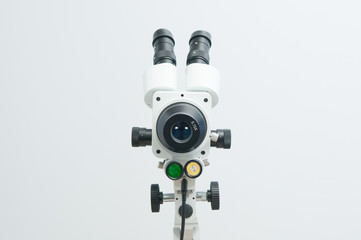 Colposcope isolated on white