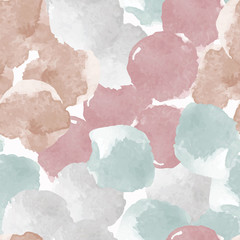 Abstract painting universal freehand watercolor seamless pattern. Graphic design for background, card, banner, poster, cover, invitation, placard, header or brochure. Hand drawn vector texture