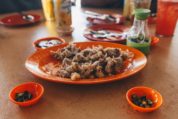 Seafood street food in malaysia