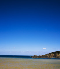 in Yang Sea, famous scenery of Taiwan