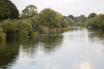 Fototapeta na wymiar River at Upton upon Severn; England
