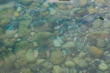 Sea stones underwater 