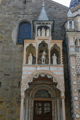 Obraz premium Basilica of Santa Maria Maggiore in Bergamo on Italy.