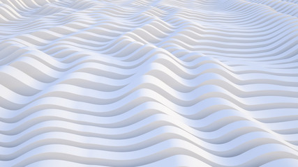 lines, wave. abstract background. modern parametric surface. White texture. futuristic view.