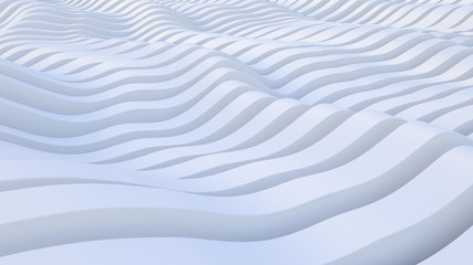  abstract lines. wave background. modern parametric surface. White texture. futuristic landscape