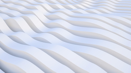 lines, wave. abstract background. modern parametric surface. White texture. futuristic view.