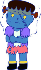 Halloween monster of Frankenstein