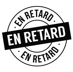 overdue stamp on white