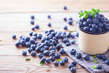 fresh blueberries