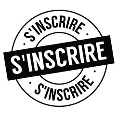 sign up stamp on white