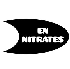nitrates stamp on white