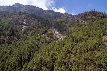 Fototapeta na wymiar The Himalayan landscape