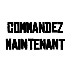 order now stamp on white