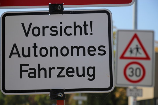 Teststrecke im &ouml;ffentlichen Stra&szlig;enverkehr
