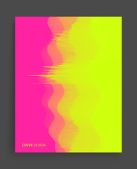 Abstract wavy background. Dynamic effect. Cover design template. Vector illustration. Pattern can be used as a template for brochure, annual report, magazine, poster, presentation, flyer and banner.