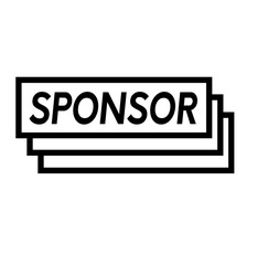 sponsor stamp on white