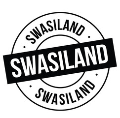 swaziland stamp on white