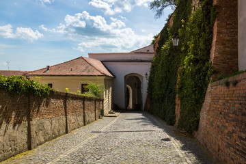 Fototapeta na wymiar Castle in Mikulov, Moravia, Czech Republic
