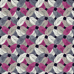 Fototapeta na wymiar Seamless abstract geometric pattern. Feathers texture. Mosaic texture. Brushwork. Hand hatching. Scribble texture. Textile rapport.