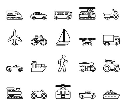 Traffic & Mobility - Iconset