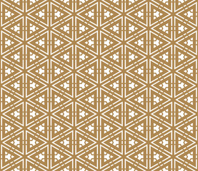 Seamless pattern based on Japanese ornament Kumiko