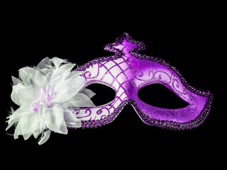 Purple party mask