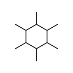 structure molecular science icon vector illustration design